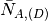 \bar{N}_{A,(D)}