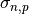 \sigma_{n,p}