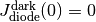 J_{{\rm diode}}^{{\rm dark}}(0)=0