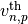 v^{\rm
th}_{n,p}