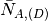 \bar{N}_{A,(D)}