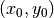 (x_0,y_0)